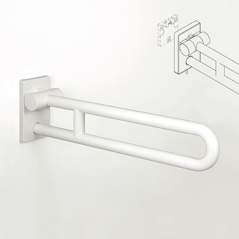 pba 01 Stützklappgriff, abnehmbar 855mm aus Nylon