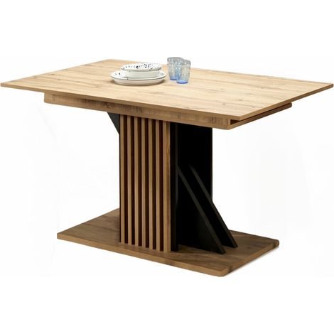 Mesa Houston Pratum , 76x85x130cm, Alargamiento, Aglomerado laminado
