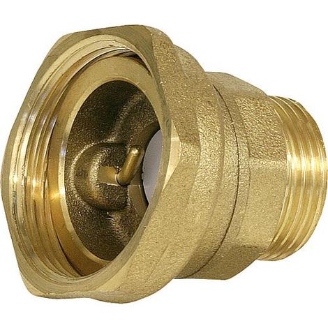 Soupape de retenue reglable avec ecrou-chapeau 11/2" filetage male R 1" type 192