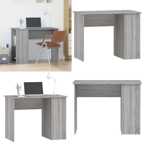 Schreibtisch Grau Sonoma 100x55x75 cm Holzwerkstoff - Schreibtisch - Grau - Holzwerkstoff - Home Office - Bürostuhl - Home & Living (1/5)