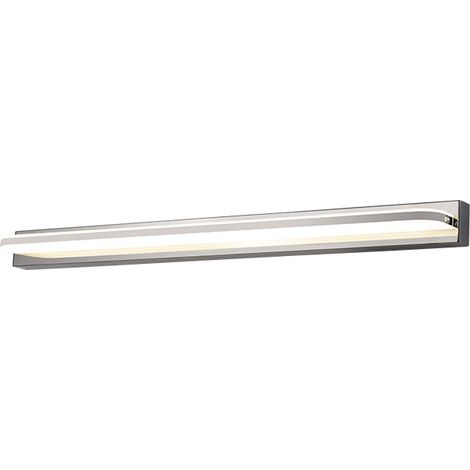 WC-Badezimmerspiegel-Scheinwerfer, 42 cm silber, dreifarbiger Farbwechsel, 9 W Wandleuchte