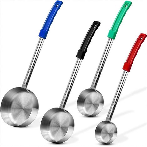 Cuillère doseuse en acier inoxydable massif - Idéale pour les buffets et les fêtes - 60 ml, 120 ml, 180 ml, 240 ml (1/5)