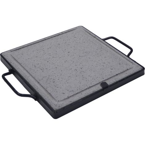Piastra in pietra lavica naturale bistecchiera con telaio scegli la misura : 30x30 cm