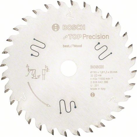 Kreissägeblatt Top Precision Best for Wood, 165 x 20, Z32