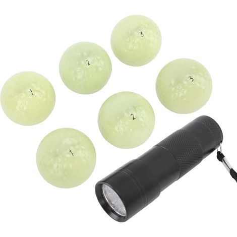 Balles de golf lumineuses pour les sports nocturnes, balles de golf fluorescentes qui brillent dans le noir, balles lumineuses et durables pour hommes et femmes (1/5)