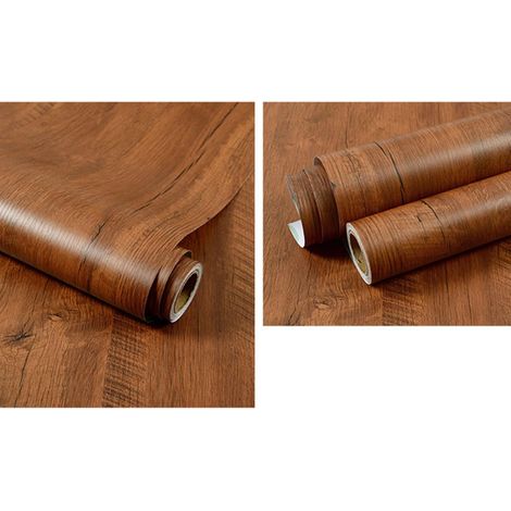 Autocollant en vinyle effet bois 45 cm x 500 cm pour intérieur de voiture (1/3)
