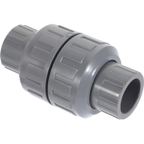 Clapet Anti-retour Unidirectionnel Pvc 25 Mm, Valve Anti-retour Pour Eau Et Liquide, Résistant Haute Température, Connexion Rapide, Plomberie Et Irrigation (1/5)