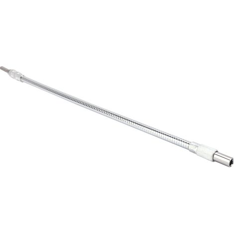 Porte-embout métallique flexible, universel, avec fonction de charge pour perceuses électriques, rallonge flexible de 400 mm (1/5)