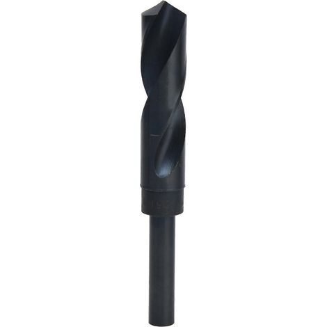 Foret hélicoïdal HSS à queue réduite, queue de 1/2", 21,5 mm, noir