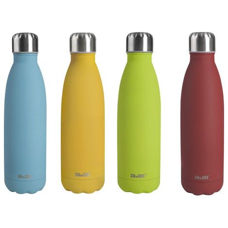 BOUTEILLE THERMOS COLORFULL EN ACIER INOXYDABLE À DOUBLE PAROI - 500 ML