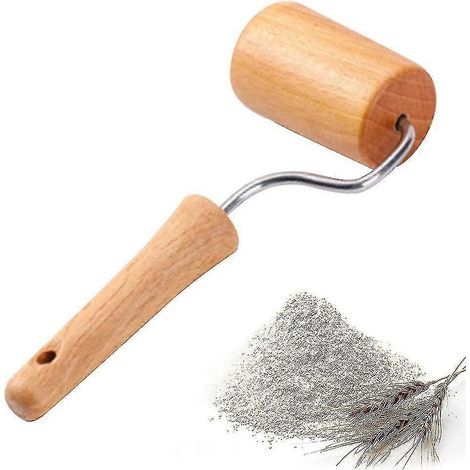 Rouleau à pâte pour coins de plaque de cuisson, pour étaler la pâte uniformément sur les bords. (1/5)