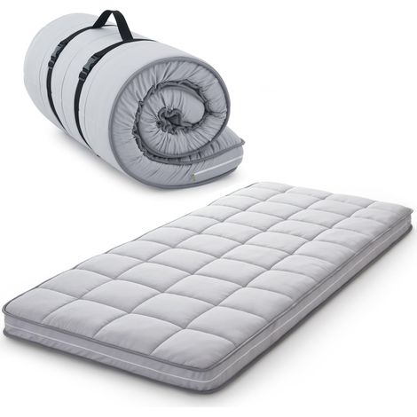 Matelas de sol enroulable simple en mousse à mémoire de forme, portable (190 x 97 x 10 cm) (1/5)