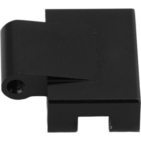 Renfort d'essieu arrière RC usiné CNC en alliage d'aluminium antirouille pour Axial SCX24 C10 1/24 Noir (1/5)