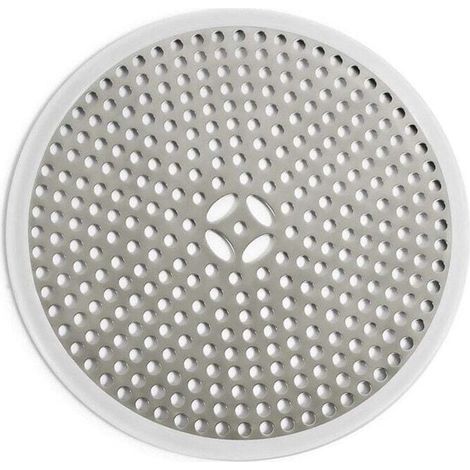 Grille et accessoire pour siphonDrain de Douche, Filtre de Cheveux, Filtre pour bonde de Douche, Grille Douche Anti Cheveux, Couverture de Drain Filtre à Évier, Attrape-Cheveux Douche Drain -Argent