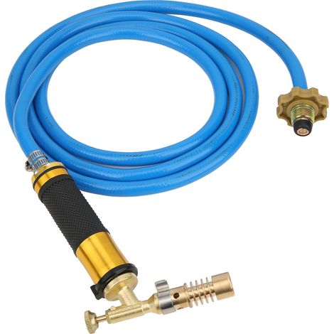 Chalumeau turbo pour plomberie à gaz, coupe-pipeline, soudage, brasage au propane avec tuyau (1/5)