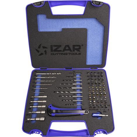 Set Mixto Set Mixto Brocas / Puntas Atornillar 72 PCS. -1461- IZAR (1/4)