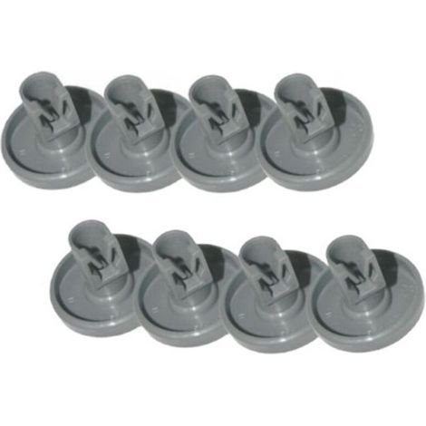 Poulies de roue de lave-vaisselle 8 pièces, diamètre 40 mm, pièces de rechange de haute qualité et durables, adaptées à Siemens, Bosch, Beko, Neff (1/4)