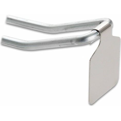 50 x PORTAPREZZO METALLICO P/PANNELLI FORATI FIG 10