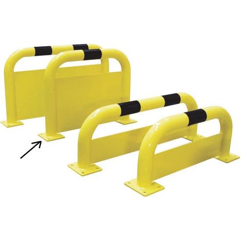 Barrera de protección 750 x 600 mm Amarillo/Negro METALWORKS BARP6075NJ (1/2)
