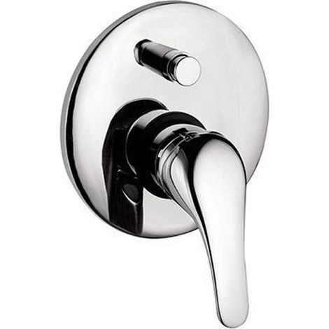 Rubinetto Miscelatore Monocomando Doccia ad Incasso con Deviatore in Ottone Mariani Epic Cromato (1/3)