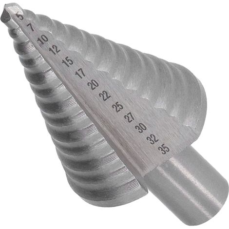 Stufenbohrer aus Stahl mit Kugellager, professionelles Bohr- und Anfaswerkzeug, Eisenwaren, 5–35 mm (1/5)