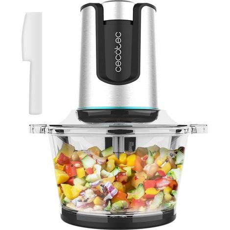 Hachoir Électrique 500W – 2 Vitesses, Lames Inox, 500g (1/2)