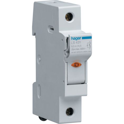 Coupe circuit 1P+N 20A 250V L31 voyant 1 module (L43201)