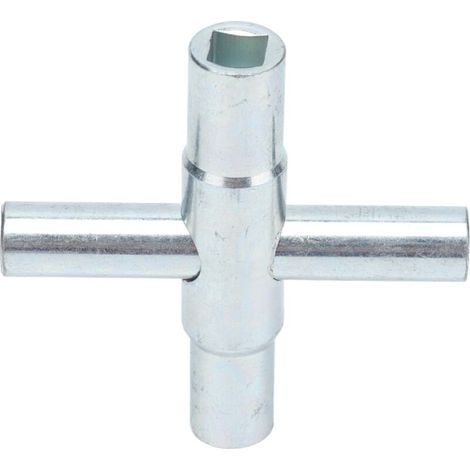Sillcock 4-Way 4-in-1 Wrench, Water Faucet Cross Tool, Manual Bathroom Wrench (1/5)