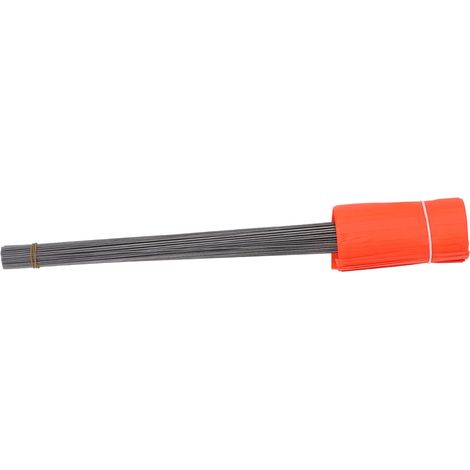 Lot de 100 fanions de marquage (10 x 12,5 cm) en PVC, avec mât en acier de 38 cm, pour jardin, dressage de chiens et chantiers. (1/5)