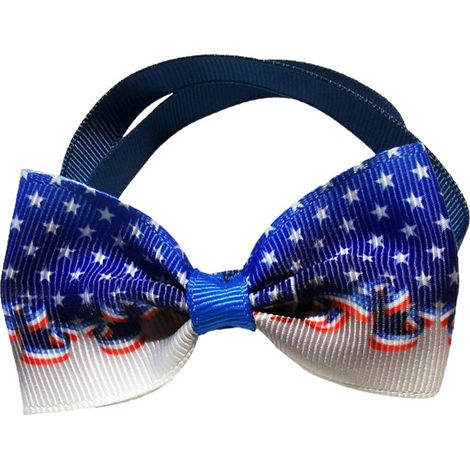 Noeud Papillon Chien - Coton Doux Avec Élastique Coulissant - Pour Mariage Fête Voyage - 2 X 4 Pouces (1/5)