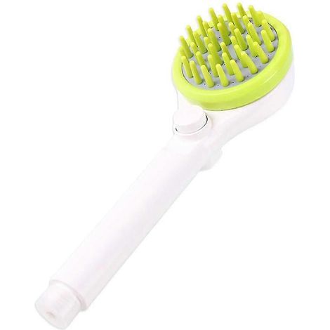 Brosse de toilettage pour animaux de compagnie, brosse de douche, peigne de massage pour chat, brosse en caoutchouc silicone, brosse de bain (1/5)
