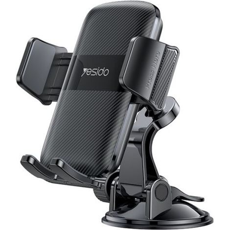 Support Téléphone Ventouse - Ouverture À Une Touche - Angle Réglable - Clip Éjecteur - 1 Pièce (1/5)