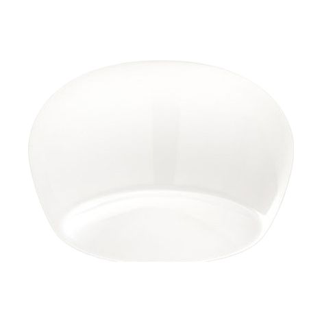Plafonnier Led Suspension En Verre Blanc Série 10S48532, 20W 3000K, Dimmable, Structure En Métal Blanc Mat, Diamètre 38 Cm Par La Marque Perenz (1/3)