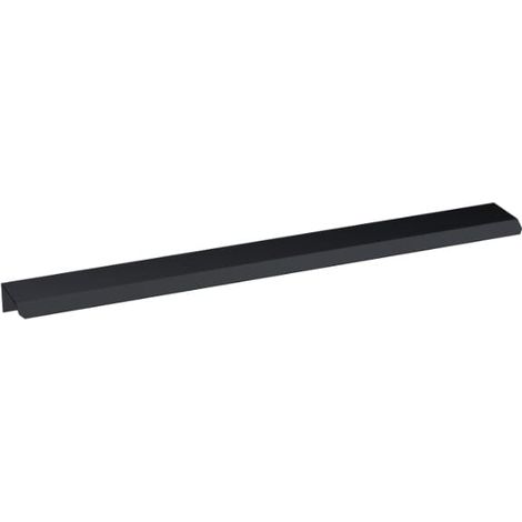 Nuie Matt Black 300mm Finger Pull Furniture Handle - H225 (1/3)