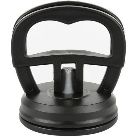 Set di 2 attrezzi per la rimozione e la riparazione di ammaccature su auto con ventose per maniglie di finestrini, portiere, specchietti, granito, sollevamento di oggetti in movimento (5,7 cm) Nero (1/5)