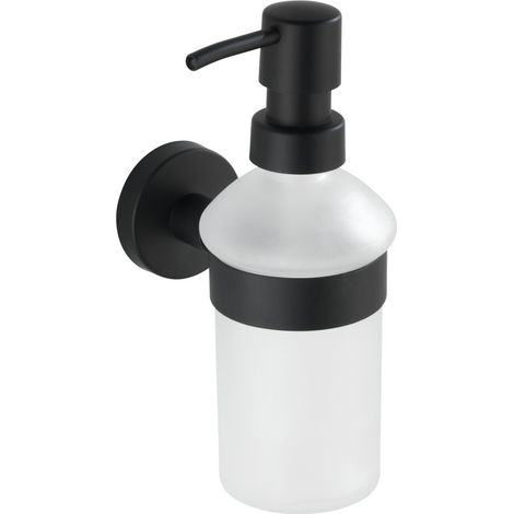 Dosificador de jabón de acero inoxidable Bosio Black (1/5)