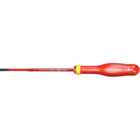 Tournevis Facom, Pointe Plate 4 mm type Standard, 100 mm ( Prix pour 1 )