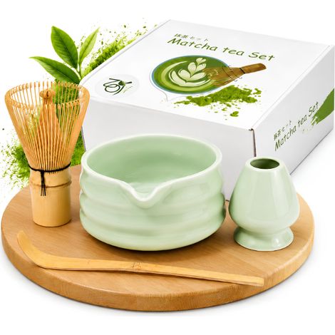 Set de regalo de 4 piezas para preparar matcha tradicional Zoi Matcha (1/5)