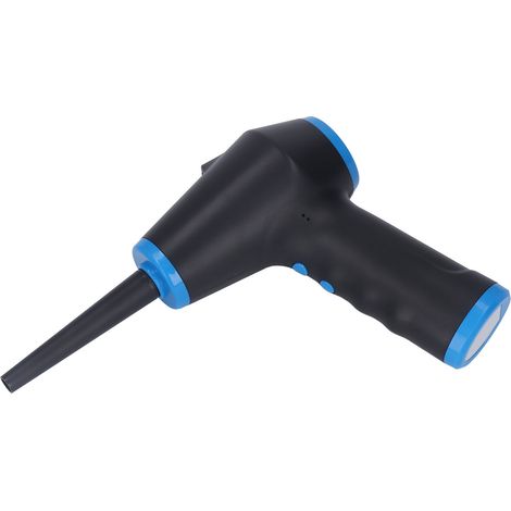 Nettoyeur d'air électrique portable avec LED, souffleur d'air comprimé USB rechargeable 10000mAh pour clavier, voiture et ventilateur (1/5)