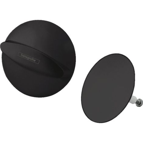 Hansgrohe Flexaplus - Conjunto embellecedor, negro mate 58185670