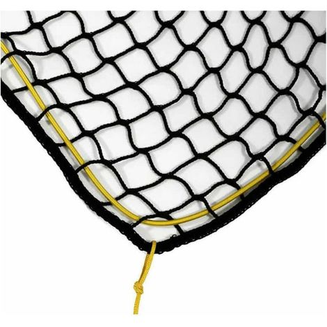 Filet d'arrimage pour remorque 3x3,5m, sans nœuds, avec tendeur (1/2)