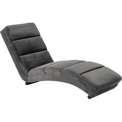 Diván Norsica 257, Gris oscuro, 82x60x170cm, Tapiz, Patas: Metal