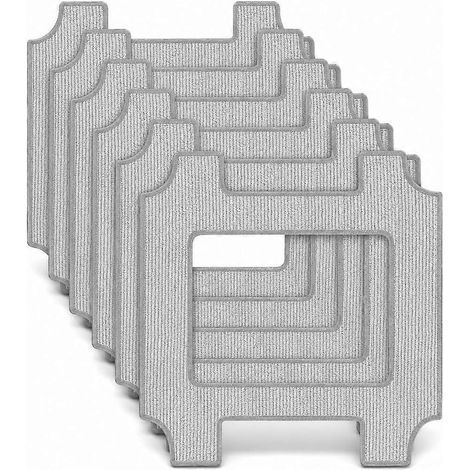 Lot de 6 lingettes de nettoyage en microfibre pour robots de nettoyage de vitres Lubluelu CH00, CH01, CHYW201 et CHYW200, lavables et réutilisables (1/5)