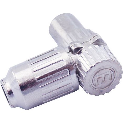 Conector macho TV acodado metálico GSC 002603316