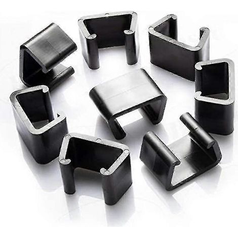 Lot de 10 clips pour mobilier de jardin en osier et rotin - FFY (1/4)