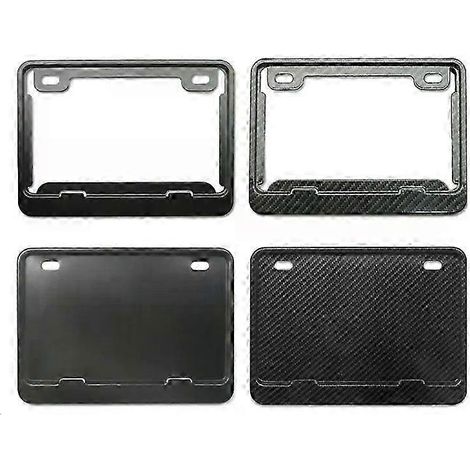 Motorrad-Kennzeichenhalterungen, universelle Kennzeichenhalterung aus Aluminium, Kennzeichenhalterrahmen, Kennzeichenabdeckung - JXLGV (1/5)