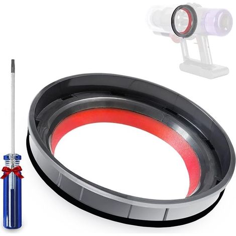 Bague d'étanchéité Fixe pour Dyson V11 V15 SV14 SV15 SV17 SV28 SV22 aspirateur Rechange Accessoires, Poubelle à Poussière Fixes avec Tournevis Torx T8 (1/4)