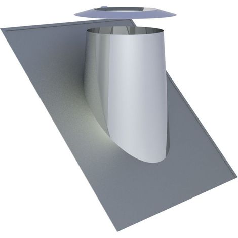 Solin de toit Ø 150 mm pour inclinaison 36-45°