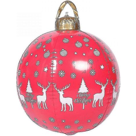 Décorations de jardin, ballons de Noël, décorations gonflables de Noël, boules géantes de Noël, décorations à souffler de Noël (1/3)