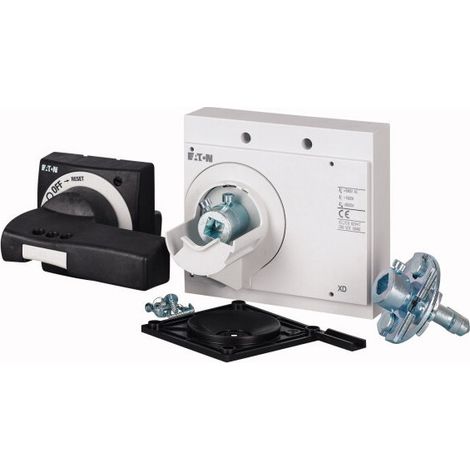 Poignée rotative à commande rompue sur porte noire max 60mm axe taille 3 000271506 EATON NZM3 XTVD 60